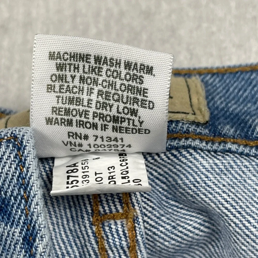 LL Bean Jeans Mens 40x30 Light Blue Cotton Straight Leg Standard Fit Denim Pant